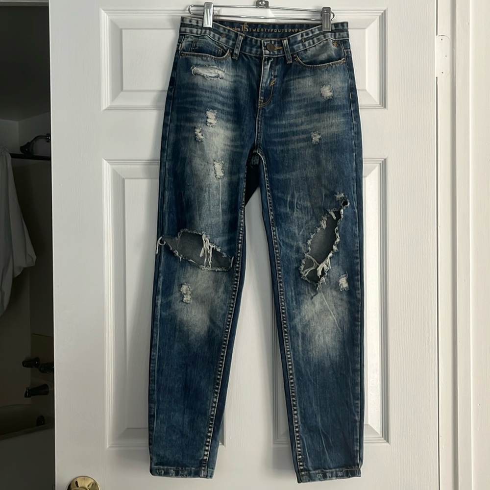 Denim TwentyFourSeven Boyfriend Jeans